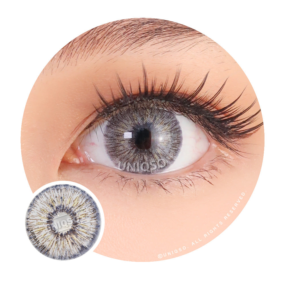 Urban Layer Gray Rain (1 lens/pack)-Colored Contacts-UNIQSO EU