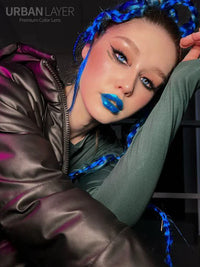 Urban Layer Jolie Blue (1 lens/pack)-Colored Contacts-UNIQSO