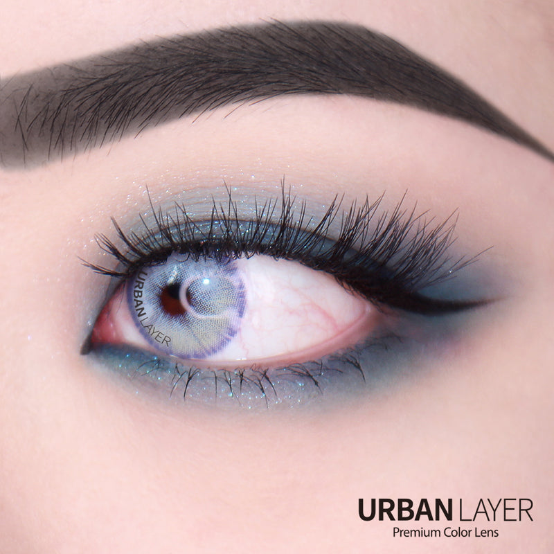 Urban Layer Las Vegas FE Ash Blue (1 lens/pack)-Colored Contacts-UNIQSO EU