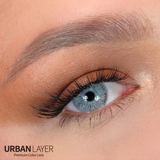 Urban Layer Melrose Ash Blue (1 lens/pack)-Colored Contacts-UNIQSO EU