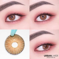 Urban Layer New York Brown - NEW (1 lens/pack)-Colored Contacts-UNIQSO EU