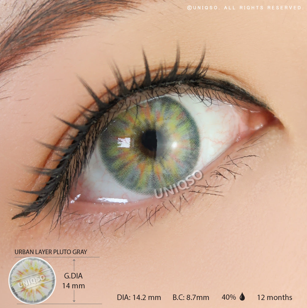 Urban Layer Pluto Gray (1 lens/pack)-Colored Contacts-UNIQSO EU