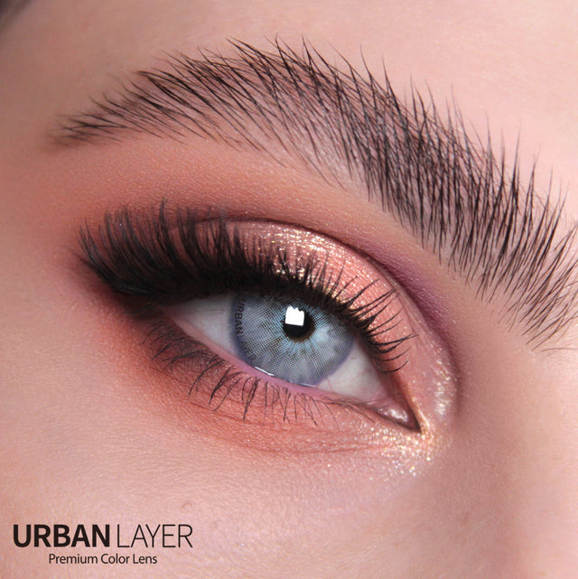 Urban Layer Siri Ash Blue (1 lens/pack)-Colored Contacts-UNIQSO EU