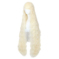 Waist Length Wavy Beige Lolita Wig 489C-Lolita Wig-UNIQSO EU