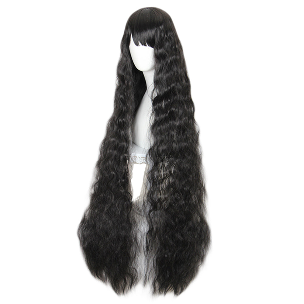 Waist Length Wavy Black Lolita Wig 489B-Lolita Wig-UNIQSO EU