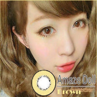 Western Eyes Amazed Doll Brown (1 lens/pack) [Exp: 03/2026]-Colored Contacts-UNIQSO EU