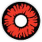 Western Eyes Crazy Red Zombie (1 lens/pack)-Crazy Contacts-UNIQSO EU