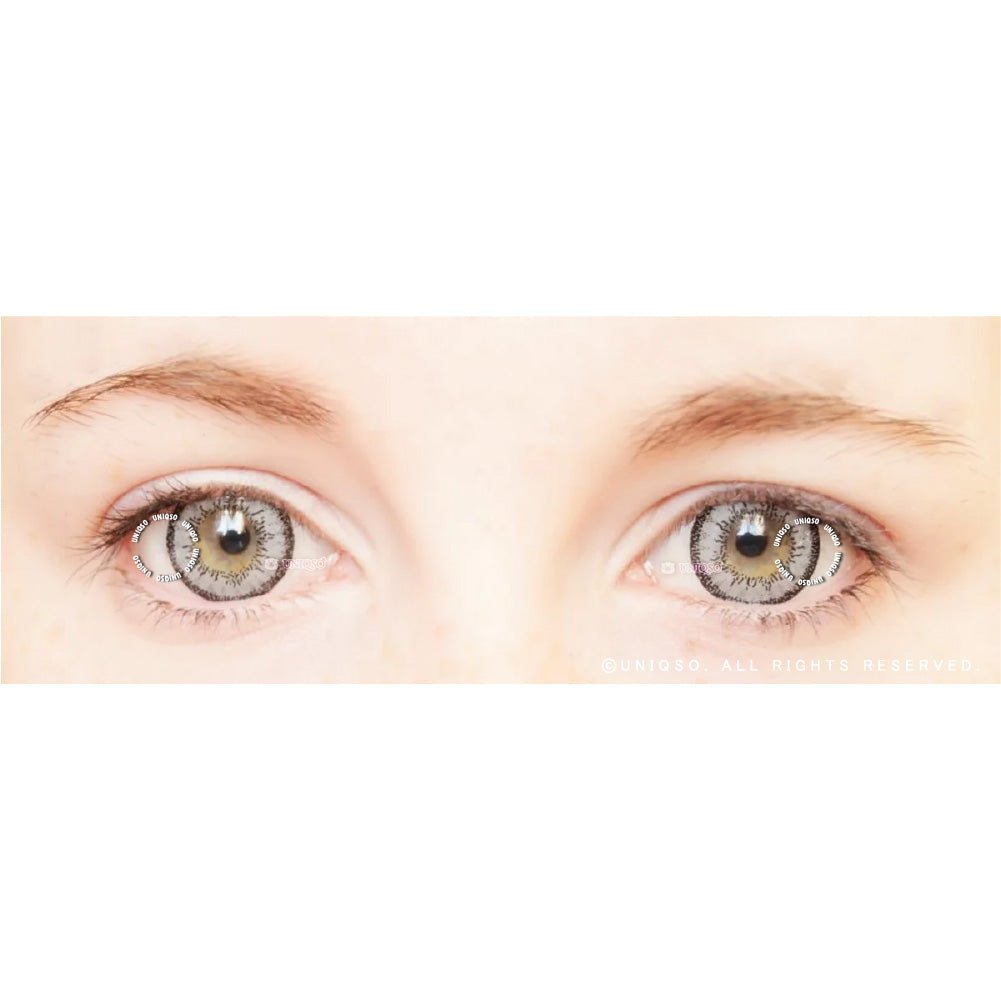Western Eyes Dolly+ Grey (1 lens/pack)-Colored Contacts-UNIQSO EU