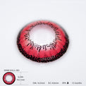Western Eyes Dolly+ Red (1 lens/pack)-Colored Contacts-UNIQSO EU