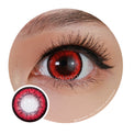 Western Eyes Dolly+ Red (1 lens/pack)-Colored Contacts-UNIQSO EU