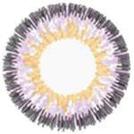 Western Eyes Hybrid Violet (1 lens/pack)-Colored Contacts-UNIQSO EU