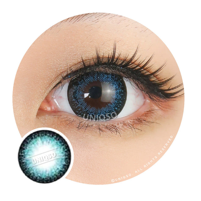 Western Eyes Kira Kira Blue (1 lens/pack)-Colored Contacts-UNIQSO EU