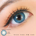 Western Eyes Puffy 3 Tones Blue (1 lens/pack)-Colored Contacts-UNIQSO EU