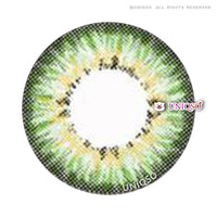Western Eyes Puffy 3 Tones Green (1 lens/pack)-Colored Contacts-UNIQSO EU