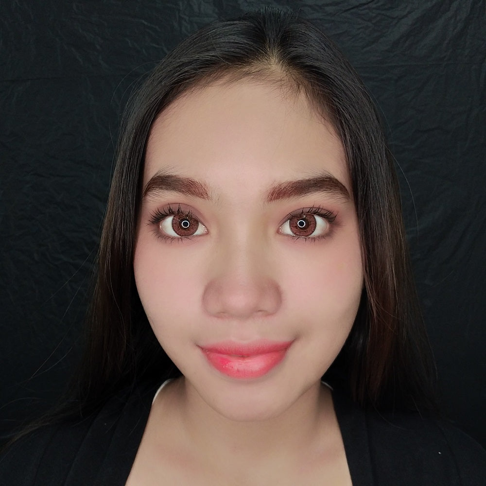 Western Eyes Puffy 3 Tones Hazel (1 lens/pack)-Colored Contacts-UNIQSO EU