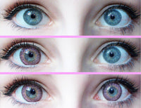 Western Eyes Puffy 3 Tones Pink (1 lens/pack)-Colored Contacts-UNIQSO EU