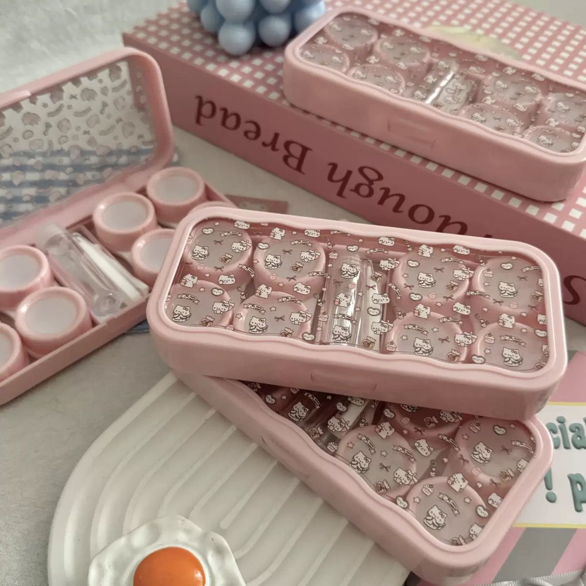 Lens Case Travel Kit - Sweet Kitty