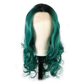 Premium Wig - Emerald Green Sleek Extra Long Lace Front Wig-Lace Front Wig-UNIQSO