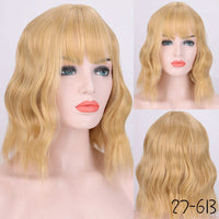 Pink Palette Short Curly Euro-American Hair Wig-Daily Wig-UNIQSO