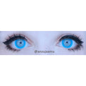 Western Eyes Bubble Blue (1 lens/pack)-Colored Contacts-UNIQSO