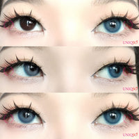 Western Eyes Batis Blue (1 lens/pack)-Colored Contacts-UNIQSO