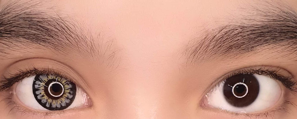 Sweety Chrysanthemum Grey (1 lens/pack)-Colored Contacts-UNIQSO
