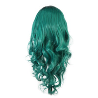 Premium Wig - Emerald Green Sleek Extra Long Lace Front Wig-Lace Front Wig-UNIQSO