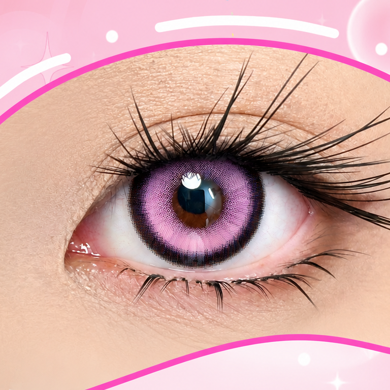 LumiDukki Gemflare Violet (2 lenses/pack)-Colored Contacts-UNIQSO EU