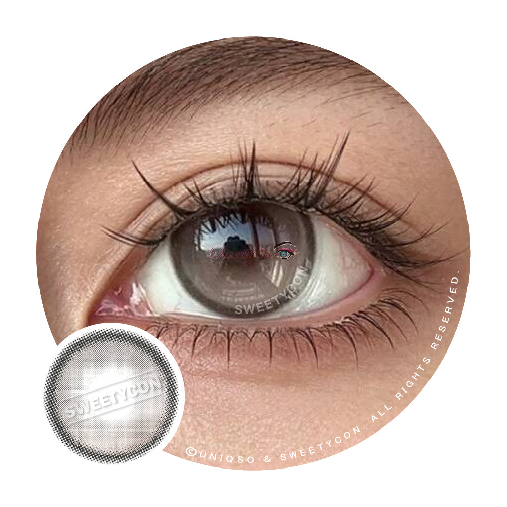 Sweety Frostveil Icy Grey (1 lens/pack)-Colored Contacts-UNIQSO EU