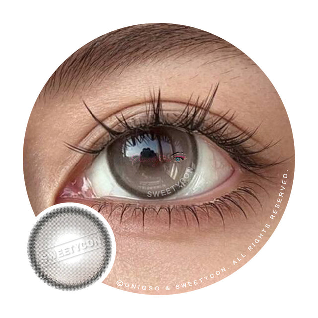 Sweety Frostveil Icy Grey (1 lens/pack)-Colored Contacts-UNIQSO EU