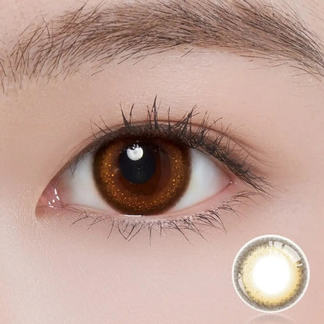 ii99 Monthy Disposable - Folia Brown (2 Lenses/pack)-Colored Contacts-UNIQSO EU