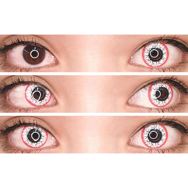 Sweety Crazy Motified Zombie (1 lens/pack)-Crazy Contacts-UNIQSO