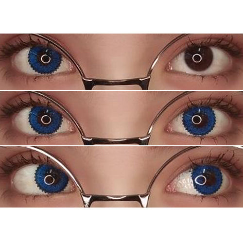 Sweety Lucky Girl Blue (1 lens/pack)-Colored Contacts-UNIQSO