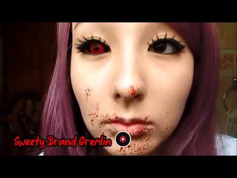 Sweety Red Sclera Contacts - Red Ghoul/Gremlin (1 lens/pack)
