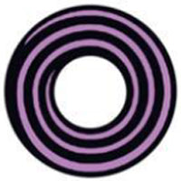 Sweety crazy Violet Spiral (1 lens/pack)-Crazy Contacts-UNIQSO