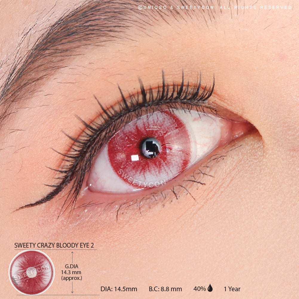 Sweety Crazy Bloody Eye 2 (1 lens/pack)