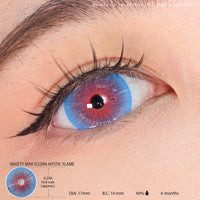 Sweety Mini Sclera Mystic Flame (1 lens/pack)-Mini Sclera Contacts-UNIQSO