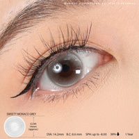 Sweety Monaco Grey (1 lens/pack)-Colored Contacts-UNIQSO EU