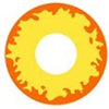 Sweety Crazy Yellow Sun / Pennywise (1 lens/pack)-Crazy Contacts-UNIQSO