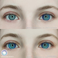 Sweety Anime Tear Blue (1 lens/pack)-Colored Contacts-UNIQSO