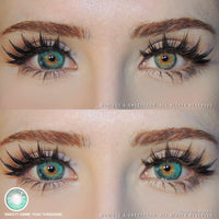 Sweety Anime Tear Turquoise (1 lens/pack)-Colored Contacts-UNIQSO