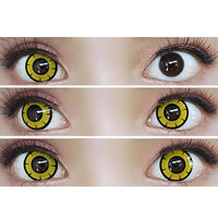 Western Eyes Twilight Yellow (1 lens/pack)-Colored Contacts-UNIQSO