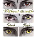 Western Eyes Twilight Yellow (1 lens/pack)-Colored Contacts-UNIQSO